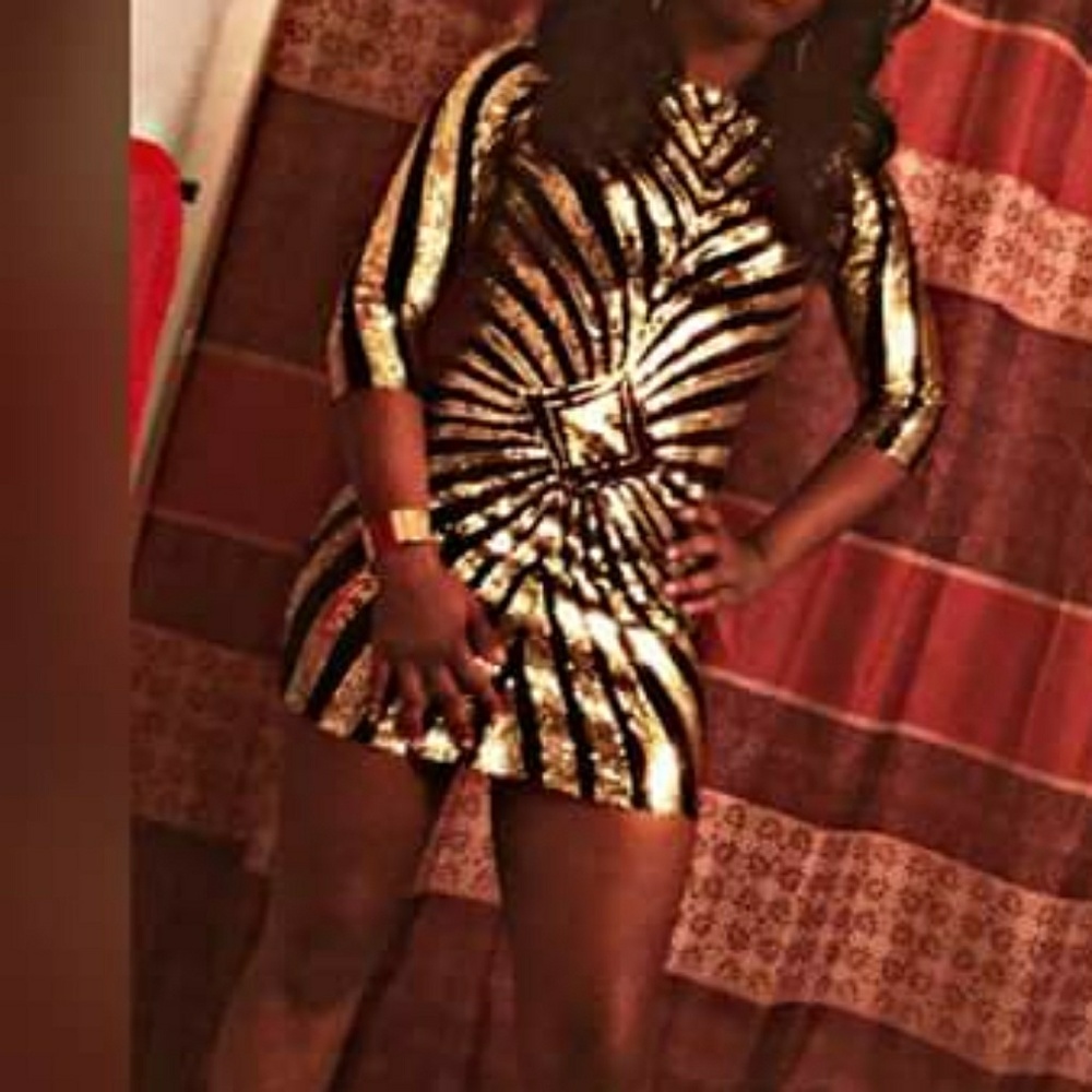 Sequin Designed Dress